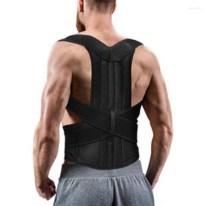 Mäns kroppsformar Ortopedisk hållningskorrigerare Back Belt Belt ClaVicle Ryggrad Stöd omforma ditt hemmakontorets övre