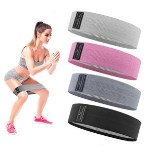 Motstånd Bands Workout Fitness Hip Loop Antislip Squats Expander Strength Rubber Yoga Gym Training flätat Elastic Band 231006