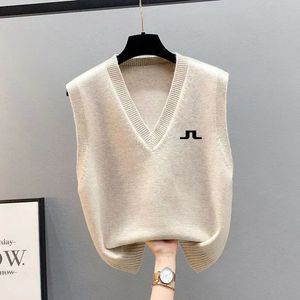 Other Golf Products clothing Vest Spring and Autumn Outwear Knitted Womens golf wear Sweater Vneck Loose 231006