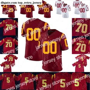 NUOVA maglia da football American College Wear USC Trojans Christian Rector Velus Jones Jr Aca'Cedric War