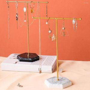 Hooks Chic smycken Organiser Anti-Wear Casting Holder Girls Multifunctional Metal Rack