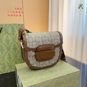 2023 New Early Autumn Saddle Bag Crossbody Shoulder Bag Series Counter Imported Retro Material Women's Bag Designer Bag 1955 One of the New Products