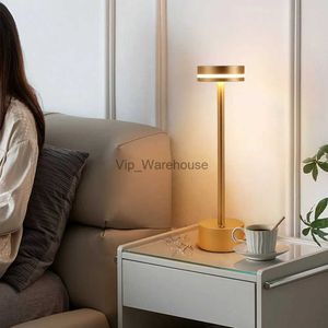 Table Lamps Modern LED Desk Lamp Wireless Atmosphere Table Lamps Rechargeable Touch Control Eye Protection Bedroom Restaurant Bar Decoration YQ231006