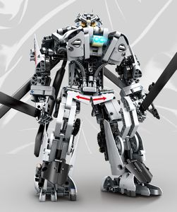 Partihandel Toys Custom Space Wars Building Blocks Model Minifigures Transformer Robots Armed Wltoys Helicopter Race Dual Form Toys for Adult Christmas Gift