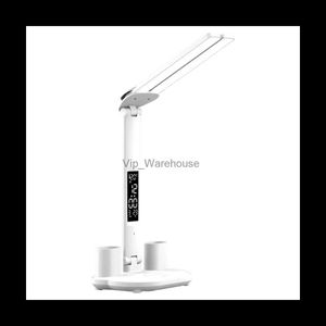 Bordslampor 40LED PERSONITY DUBBELD DECK LIGHTING LAMP Simple Reading Lamp 3200mAh Uppladdningsbar sänglampa för studie YQ231006