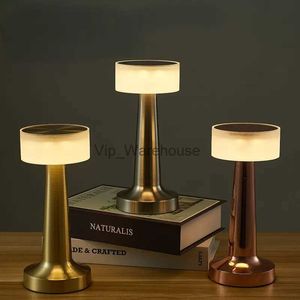 Table Lamps LED Bar Table Lamp Bar/Coffee/Restaurant Desktop Decor Night Light Rechargeable Touch Sensor Wireless Bedroom Reading Lamp 2022 YQ231006