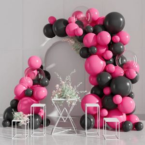 Other Event Party Supplies 103 Pcs Peach Pink Black 5" 10" 18" Balloon Garland Arch Kit Girls Birthday Baby Shower Wedding Bachelorette Party Decorations 231005