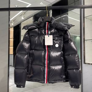 Erkekler Down Ceket Puffer Parka Palts Klasik Renk Dokunma Çift fermuarlar kapüşonlu rüzgar geçirmez kadınlar dış giyim soğuk koruma mektubu rozeti S-2XL