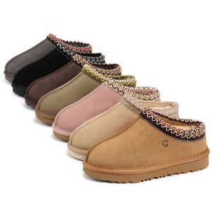 Pantofole Tasman Tazz Piattaforma con semi di senape Classico Ultra Mini Boot Ciabatte in pelliccia di castagno Pelle di pecora Inverno Donna Uomo Scarpe slip-on Tomaia in pelle scamosciata Lana Autunno65884512