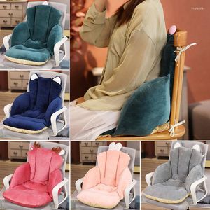 Pillow Soft Short Plush Waist Smooth Car Office Chair Student Dormitory Cute Cartoon Seat