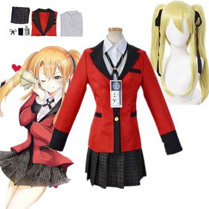 Anime Meari Saotome Kakegurui Compulsive Gambler School Uniforms Set Cosplay Costumescosplay