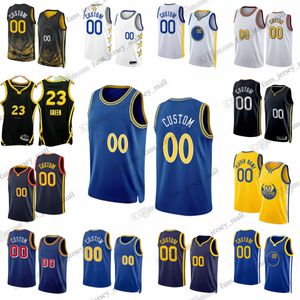 Maglie da basket della nuova stagione stampate su misura 20223-24 Stephen Curry Thompson Chris Paul Cory Joseph Donovan Williams Usman Garuba Trayce Jackson-Davis Moses Moody