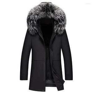 Men's Trench Coats YN-2155 Winter Thickened Rex Fur Inner Coat Collar Youth Trend Fashion Upscale Style Overcomes Leisure