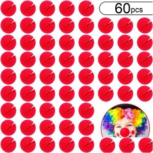 Other Event Party Supplies 60 Pieces Red Clown Noses Cosplay Foam Circus For Halloween Christmas Carnival Costume Dress Up Diy Decorat Dhkk0