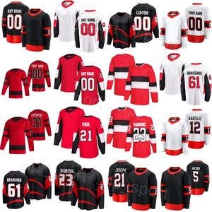 Hockey Reverse 12 Mark Kastelic Jersey 100th 61 Derick Brassard 23 Travis Hamonic 31 Anton Forsberg 26 Erik Brannstrom 21 Mathieu Joseph 5 Nick Holden Kids Man Woman