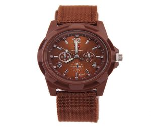 Neue Top Mode Schweizer Geflochtene Militär Uhr meer, land und luft armee Sport Quarzuhr Männer Leinwand Strap Casual uhr Men3703981