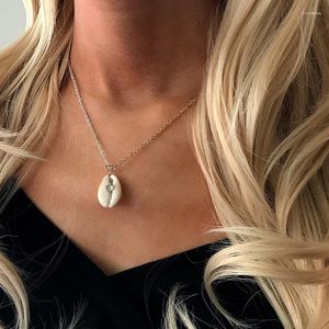 Pendant Necklaces Bohemian Natural Cowrie Conch Shell Necklace For Women Simple Ocean Beach Boho Seashell Jewelry Bijoux Collier