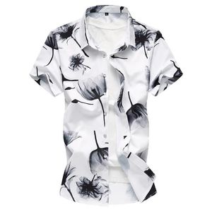 Summer Fashion Printing Design Chinese Style Male Short-Sleeved Shirt Plus Large Size Casual Men 5XL 6XL 7XL Men's Shirts2127