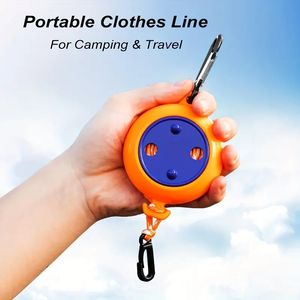 Durable and Portable 10M Travel Clothesline for Camping and Outdoor Activities Punch-Free Invisible Clothesline Perfect for Drying Clothes and Towels Anywhere