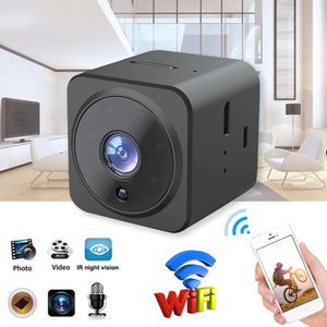 AS02 WiFi Mini telecamera IP Protezione di sicurezza Smart Home Micro videocamera Installazione semplice notturna Rilevamento mobile Baby monitor