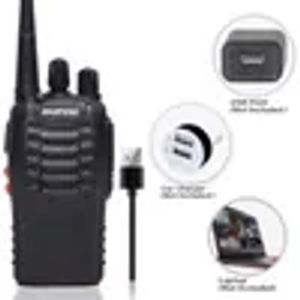 2PCS BAOFENG BF888S Walkie Tlakie USB Charge Adapter Portable CB Radio UHF 888S Comunicador Transceiver2ヘッドフォンZZ