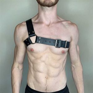 Brinquedos sexuais para casais bdsm bondage arnês de couro para homens cinto corpo lingerie cintos de ombro suspensórios acessórios sexuais eróticos cosplay gay