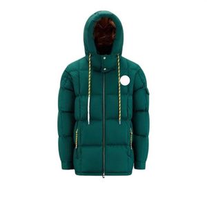 Monclairer Mariveles Chest Embroidery Badge Mens Down Jacket Arm Pocket Badge puffer jacket Hat Colored Drawstring men down jacket295w