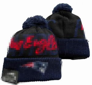 Patriot Beanies New England Bobble Hats Baseball Ball Caps 2023–24 Modedesigner Bucket Hat Grobstrick Faux Pom Beanie Weihnachtsmütze Sport Strickmützen