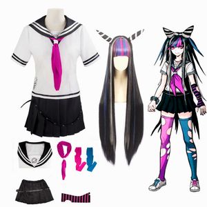 Anime Danganronpa Ibuki Mioda Costume Cosplay Donna Abito Uniformcosplay