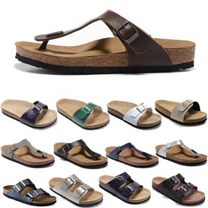 Slipper Flip Flip Sandals Beach Slides Casual Sapatos Slippers planos Treinadores Novos Summer Cork Mulheres Mistoras Moda Moda Luxury Designer Tamanho 35-46