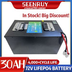 Bateria de lítio 72v 30ah lifepo4, ciclo profundo com bms 24s para 5000w 3000w bicicleta scooter triciclo motocicleta + carregador 5a