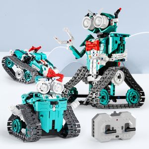 RC/Elektroauto Konstruktionsspielzeug Space War Robot Destroyer Modellblöcke 71043 3IN1 Figur Transformer Robots Multifunktions-Roborock Robot Enfant Weihnachtsgeschenk