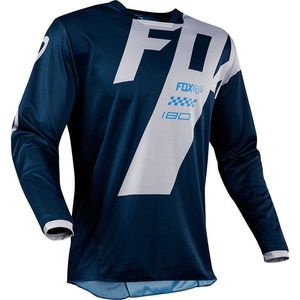 2023 Men's T-shirts Fox Speed Lowering Suit Summer Mountain Road Bike Motorcycle Riding Long Sleeve Quick Drying and Breathable