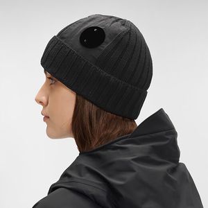 Designer de duas lentes óculos óculos homens mulheres gorros homens chapéus de malha crânio bonés ao ar livre mulheres uniesex inverno beanie preto cinza bonnet novo chapéu de luxo aimeishopping