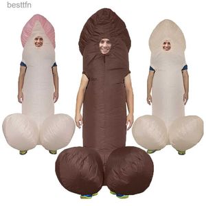 Thema Kostüm Penis Tisch kommt für Erwachsene Sexy Dick Overall Lustiges Kleid Disfraz Urlaub Paty Halloween Anime Cosplay AnzugL231007