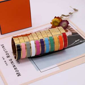 Harf çelik toka bileklik bileği genişliği 12mm uzunluk 17mm/19mm renkli bilezikler hediye kutusu