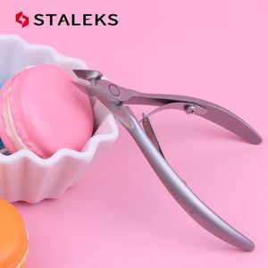 Cuticle Scissors Staleks 4mm Stainless Steel Toenail Cuticle Nipper High Precision Dead Skin Scissor Nail Cuticle Scissors Manicure Tool NS-31-4 231007