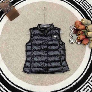 kids White goose down vest designer sleeveless Jacket for baby Size 100-170 CM Striped lock down children Waistcoat Oct05