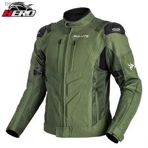 Andra kläder Motorcykeljacka män 4 Säsong Reflekterande lättviktsnätcykling Andningsmotojacka Protector Motocross Suit CE Protectivel231007