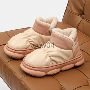 Boots 2023 New Waterproof Snow Boots for Women Super Warm Plush Platform Ankle Boots Woman Winter Pu Leather Cotton Padded Shoes Mujer x1007
