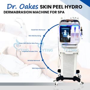 Oakes 8 em 1 Hydra Máquina Facial Hidro Dermoabrasão Remoção de Cabeça Preta Limpeza Profunda da Pele Cuidados Faciais