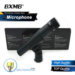 Trocadores de voz de alta qualidade SM57LC microfone com fio profissional lendário SM57 microfone dinâmico para desempenho de instrumento de percussão ao vivo 231007