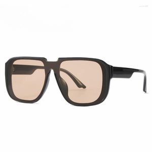 Sunglasses Y2K Punk Men Women Square Sun Glasses Vintage Fashion One Piece Eyewear Luxury Designer Gafas De Sol