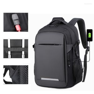 Mochila verão homens porta usb externa saco de escola para meninos grande capacidade mochilas de viagem à prova d'água laptop