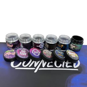 Empty CONNECTED 6 flavoers jar 5 options 32 count MASON alien labs indoor jar 3.5g premium flower pack 2oz connected glass jar