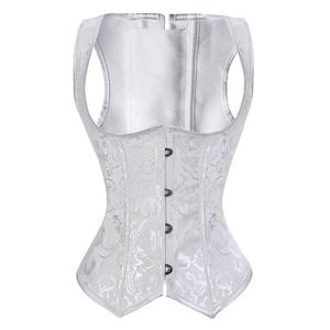 Underbust espartilho de aço desossado plus size colete bascos espartilhos e bustiers lingerie para mulheres topo sexy espartilho ombro strap271y