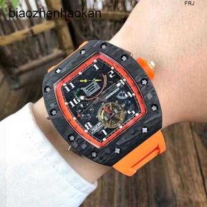 Herren Automatische Mechanische Uhr Richar RM Uhrwerk Weinfass Typ Carbon Faser Tourbillon Miller Armbanduhr Lavd