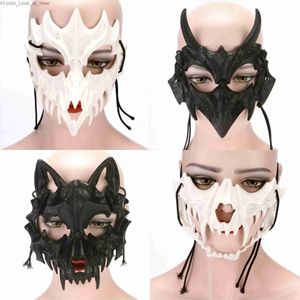 Party Masks New 6 Styles Skull Mask Bone Mask Dress-Up Costumes for Halloween Party Mask Helmet Halloween Horror Mask Cosplay Party Decor Q231009