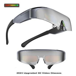 3Dメガネスマート4K 200インチ最大スクリーンAR VRすべてがデュアルFHDマイクロOLED 0 500近視調整眼鏡231007