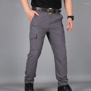 Pantaloni da uomo autunno casual leggeri pantaloni militari militari lunghi uomo impermeabile tuta da campeggio cargo ad asciugatura rapida tattico traspirante